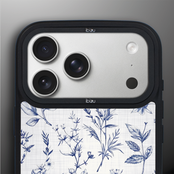 Etui do iPhone 17 Pro Max IBIZU DropGuard Matt z MagSafe, Pastel Bloom, Lazurowe Szepty ip 17 pro