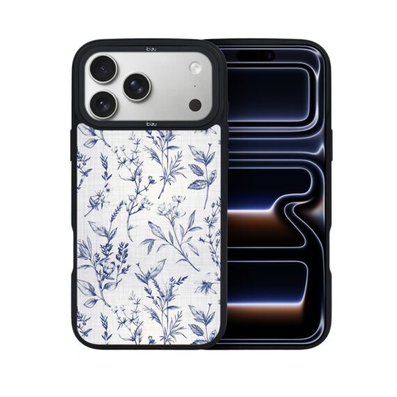 Etui do iPhone 17 Pro Max IBIZU DropGuard Matt z MagSafe, Pastel Bloom, Lazurowe Szepty ip 17 pro-7