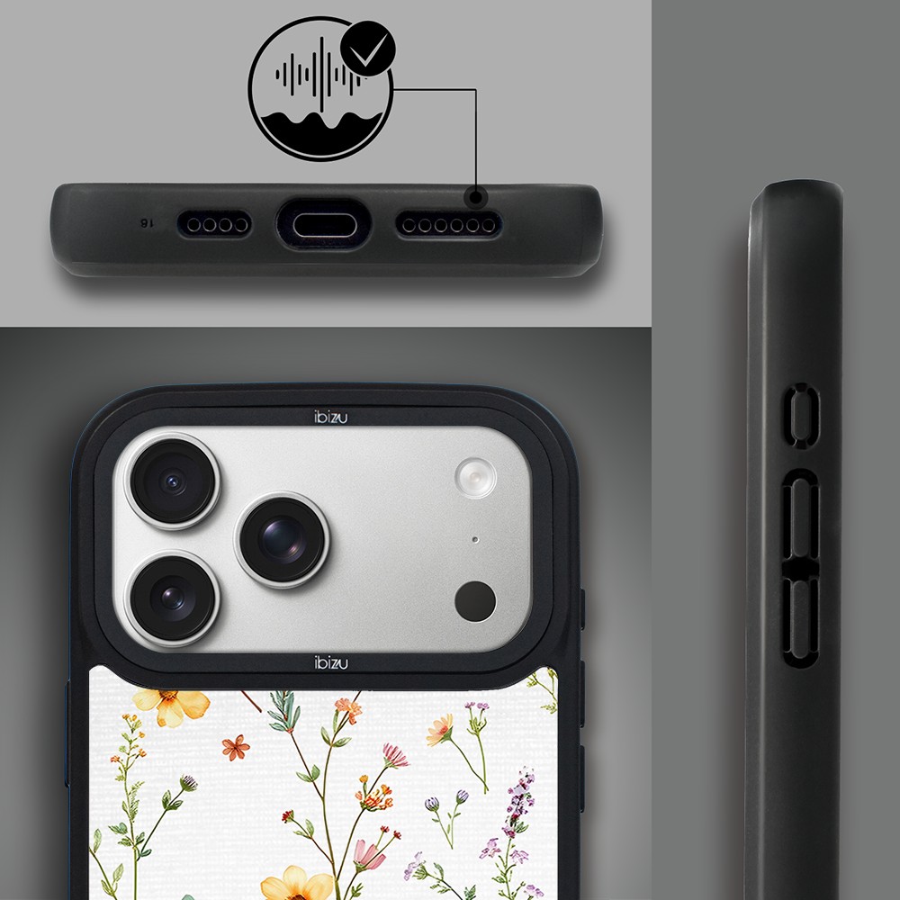 Etui do iPhone 17 Pro Max IBIZU DropGuard Matt z MagSafe, Pastel Bloom, Letni Bukiet ip 17 pro-1