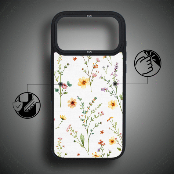 Etui do iPhone 17 Pro Max IBIZU DropGuard Matt z MagSafe, Pastel Bloom, Letni Bukiet ip 17 pro-5