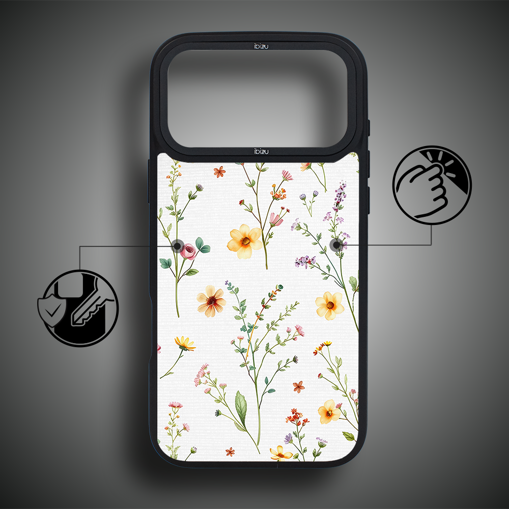 Etui do iPhone 17 Pro Max IBIZU DropGuard Matt z MagSafe, Pastel Bloom, Letni Bukiet ip 17 pro-5
