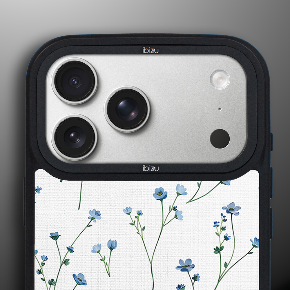 Etui do iPhone 17 Pro Max IBIZU DropGuard Matt z MagSafe, Pastel Bloom, Niebieski sen ip 17 pro