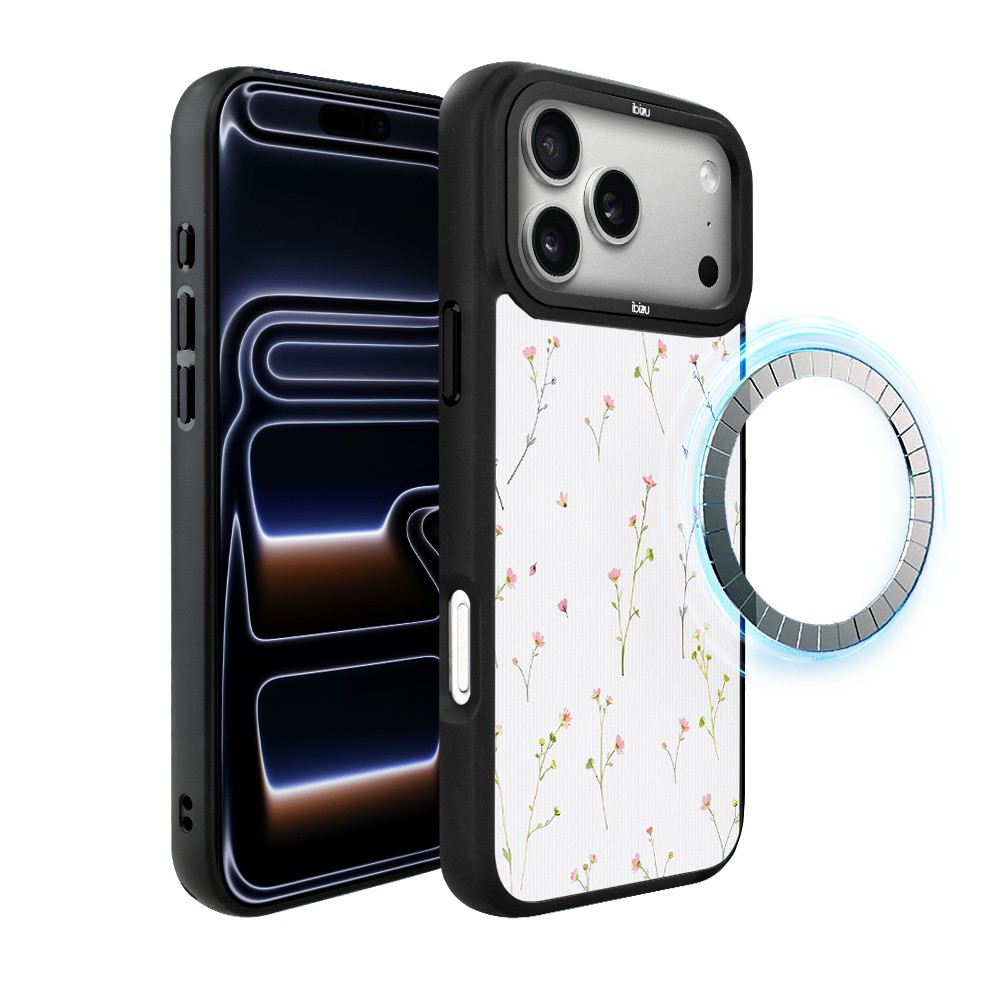 Etui do iPhone 17 Pro IBIZU DropGuard Matt z MagSafe, Pastel Bloom, Polna fantazja