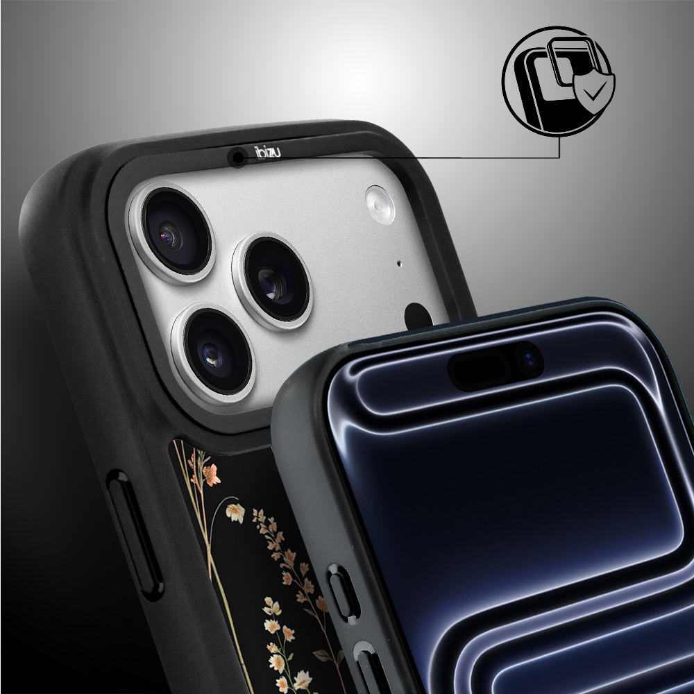Etui do iPhone 17 Pro Max IBIZU DropGuard Matt z MagSafe, Pastel Bloom, Północny ogródip 17 pro-2