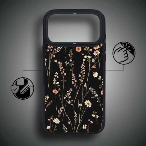 Etui do iPhone 17 Pro Max IBIZU DropGuard Matt z MagSafe, Pastel Bloom, Północny ogródip 17 pro-5