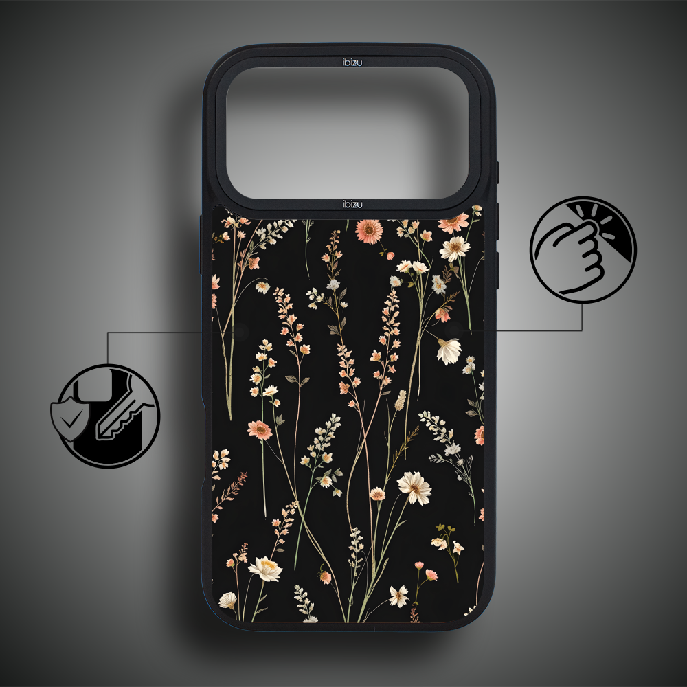 Etui do iPhone 17 Pro Max IBIZU DropGuard Matt z MagSafe, Pastel Bloom, Północny ogródip 17 pro-5