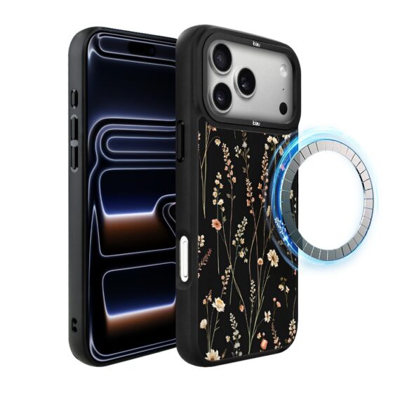 Etui do iPhone 17 Pro Max IBIZU DropGuard Matt z MagSafe, Pastel Bloom, Północny ogródip 17 pro-6