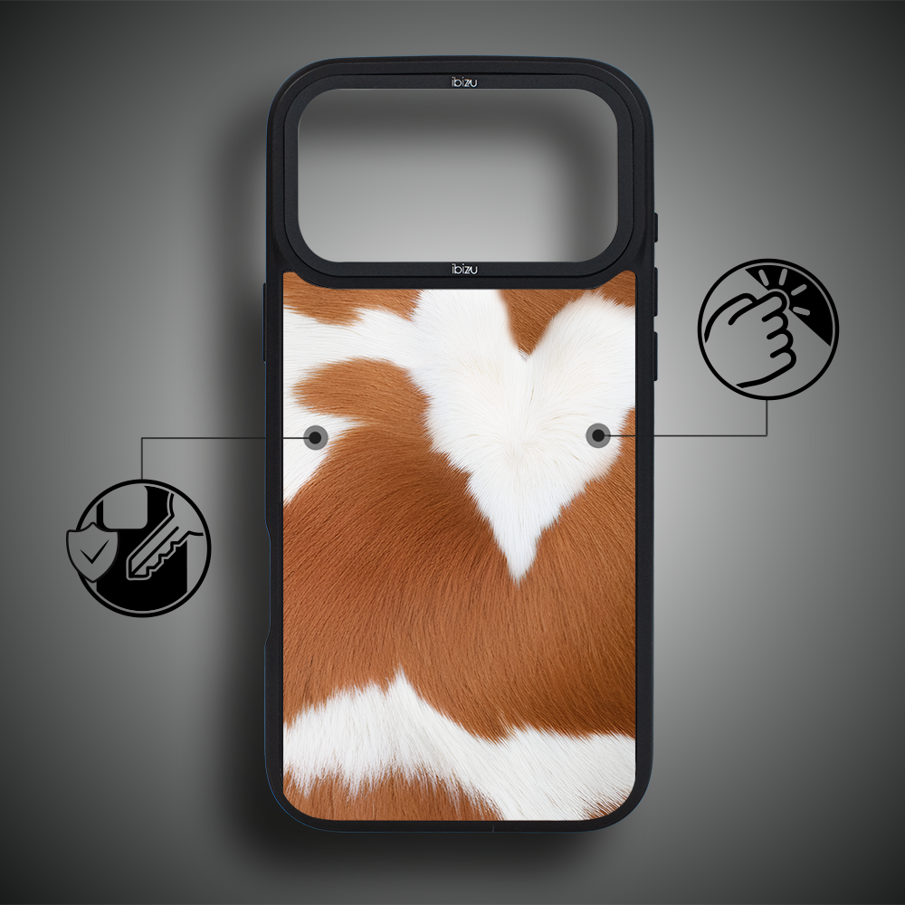 Etui do iPhone 17 Pro Max IBIZU DropGuard Matt z MagSafe, Zew Natury, Alpejska krowa ip 17 pro-2