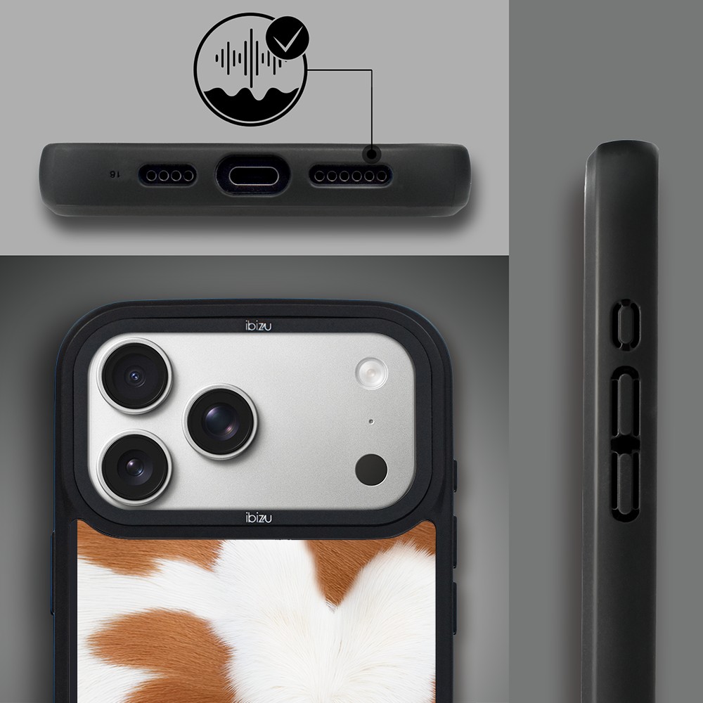 Etui do iPhone 17 Pro Max IBIZU DropGuard Matt z MagSafe, Zew Natury, Alpejska krowa ip 17 pro-6