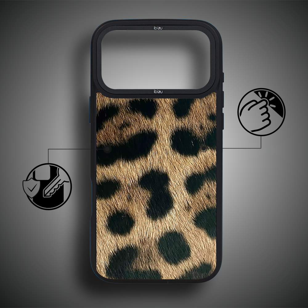 Etui do iPhone 17 Pro Max IBIZU DropGuard Matt z MagSafe, Zew Natury, Lampart ip 17 pro-2