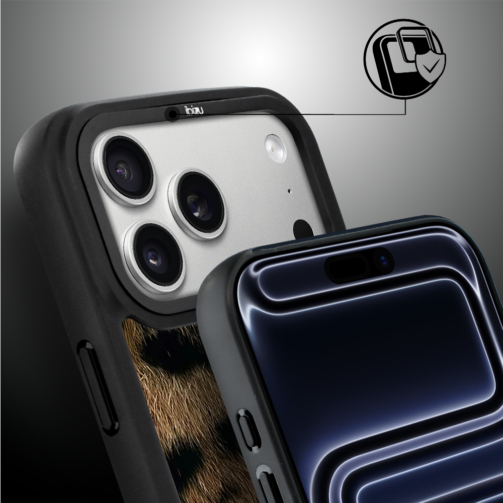 Etui do iPhone 17 Pro Max IBIZU DropGuard Matt z MagSafe, Zew Natury, Lampart ip 17 pro-5
