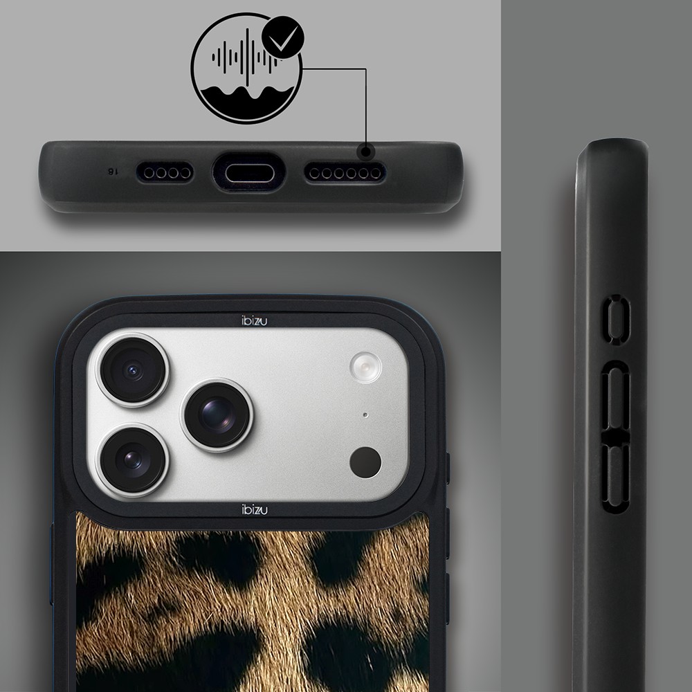 Etui do iPhone 17 Pro Max IBIZU DropGuard Matt z MagSafe, Zew Natury, Lampart ip 17 pro-6