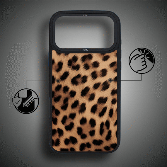 Etui do iPhone 17 Pro Max IBIZU DropGuard Matt z MagSafe, Zew Natury, Pantera ip 17 pro-2