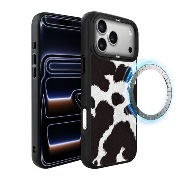 Etui do iPhone 17 Pro IBIZU DropGuard Matt z MagSafe, Zew Natury, Polska Krowa