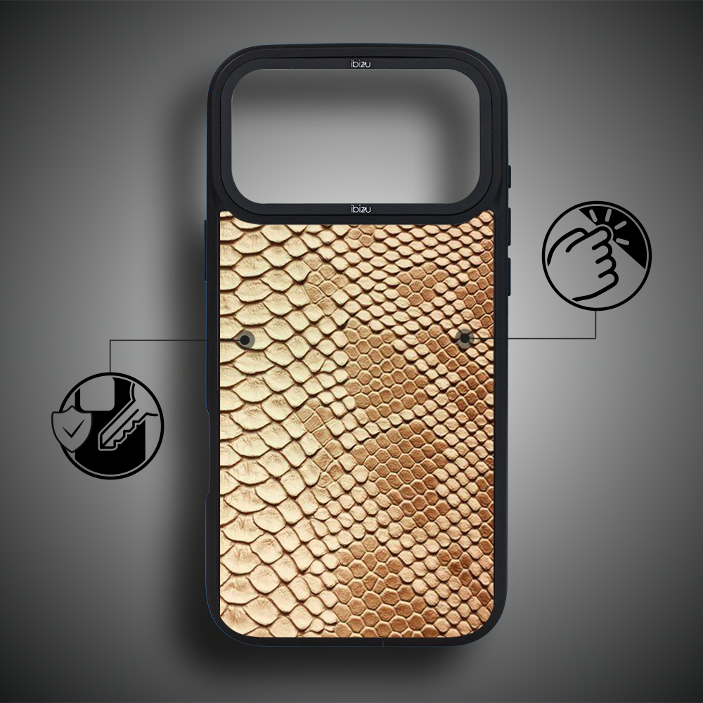 Etui do iPhone 17 Pro Max IBIZU DropGuard Matt z MagSafe, Zew Natury, Wąż ip 17 pro-2