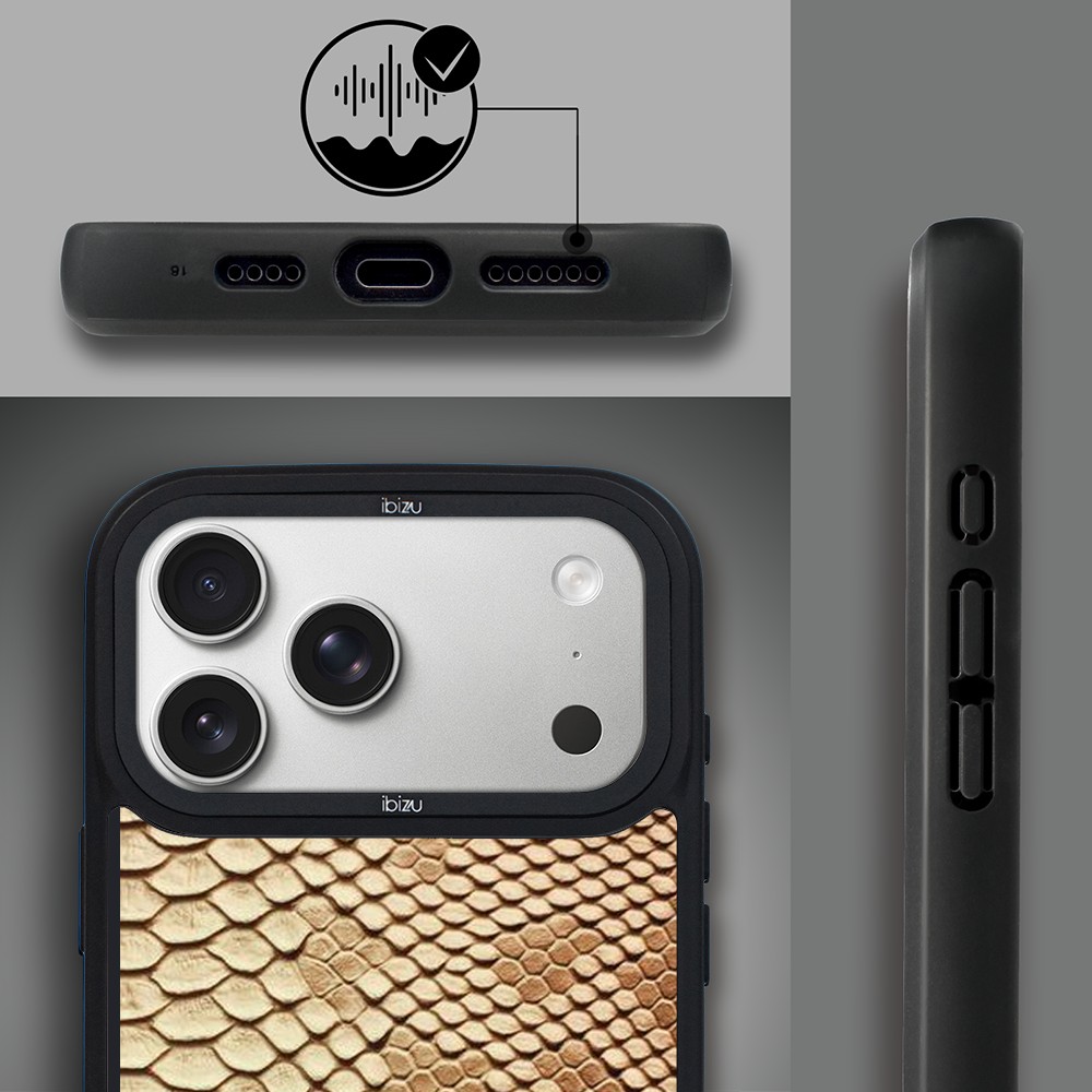 Etui do iPhone 17 Pro Max IBIZU DropGuard Matt z MagSafe, Zew Natury, Wąż ip 17 pro-6