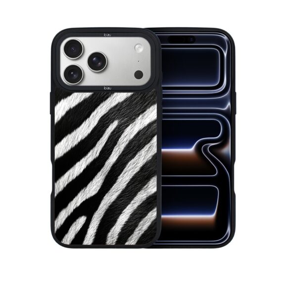 Etui do iPhone 17 Pro Max IBIZU DropGuard Matt z MagSafe, Zew Natury, Zebra ip 17 pro-7