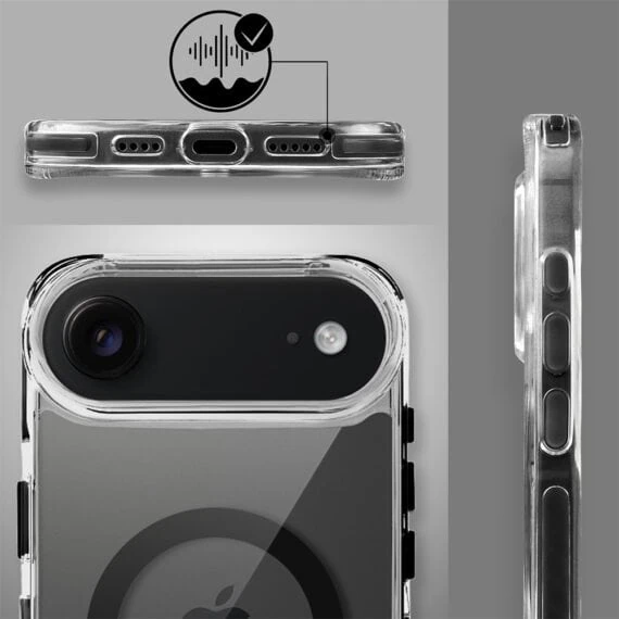 Etui do iPhone 17 Pro Max, MagSafe, ze smyczą, na ramię, crossbody, czarne (5)