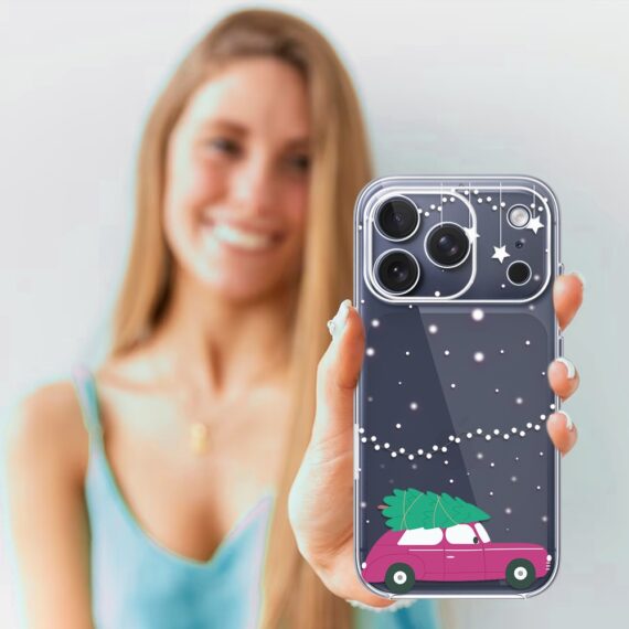 Etui do iPhone 17 Pro Max, podróż do świąt, przeźroczyste 17 Pro i Pro Max-4