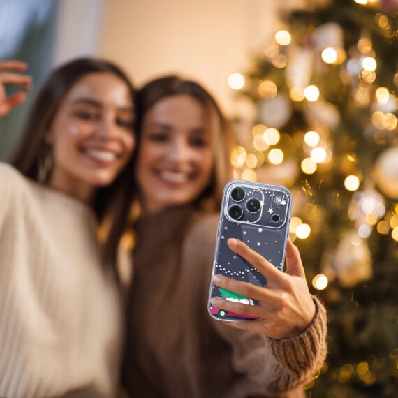 Etui do iPhone 17 Pro Max, podróż do świąt, przeźroczyste 17 Pro i Pro Max-5