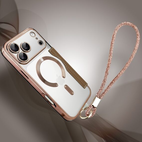 Etui do iPhone 17 Pro Max typu książka Book Magsafe Lens Protect, z klapką, czarne (6)