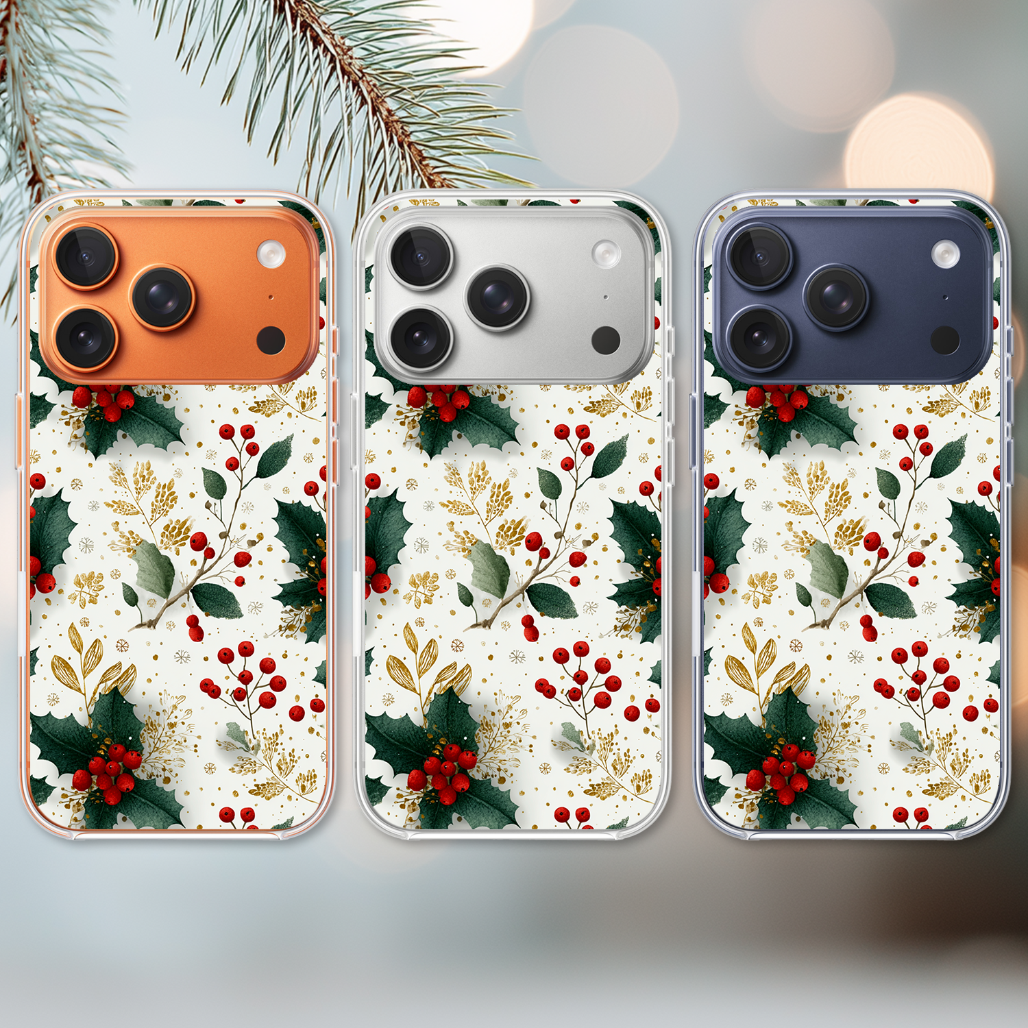 Etui do iPhone 17 Pro Max z MagSafe, Przytulne święta, Ozdoby świąteczne, przeźroczyste 17 Pro i Pro Max-2