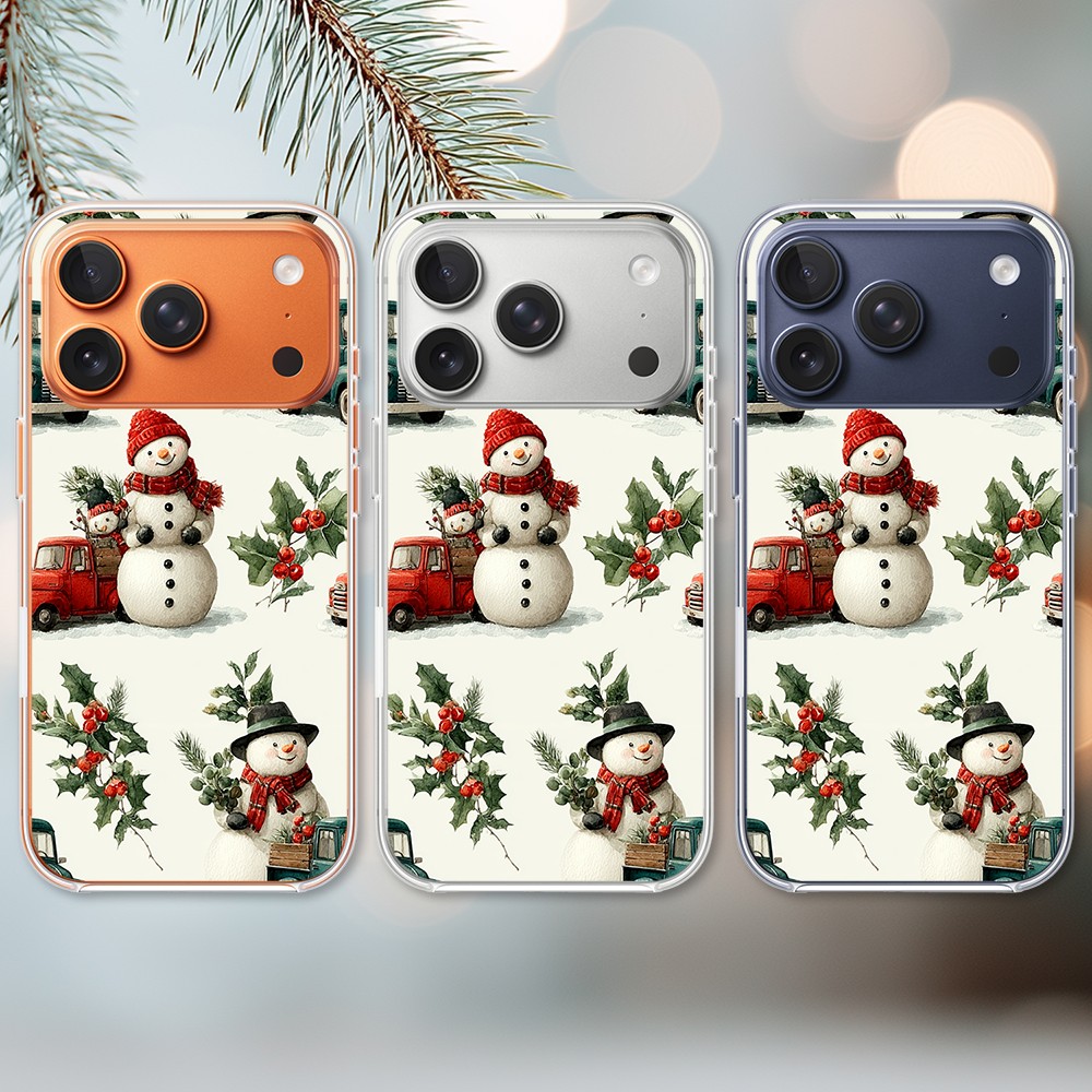 Etui do iPhone 17 Pro Max z MagSafe, Przytulne święta, Zimowe miasteczko, przeźroczyste 17 Pro i Pro Max-2