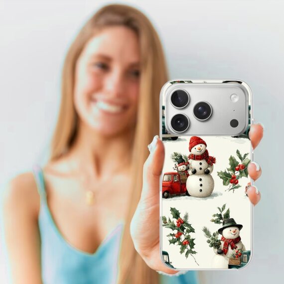 Etui do iPhone 17 Pro Max z MagSafe, Przytulne święta, Zimowe miasteczko, przeźroczyste 17 Pro i Pro Max-4