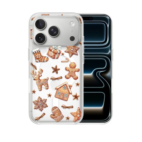 Etui do iPhone 17 Pro Max z MagSafe, magia pierniczków, przeźroczyste5