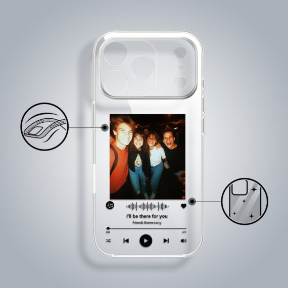 Etui do iPhone 17 Pro i Max , z własnym zdjęciem, upominek, przeźroczyste (3)