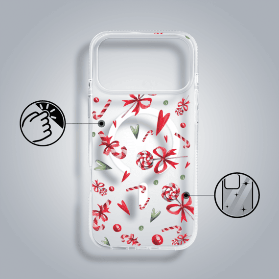 Etui-do-iPhone-17-Pro-z-MagSafe-cukierki-swiateczne-przezroczyste-1