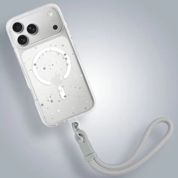 Etui-do-iPhone-17-Pro-z-MagSafe-srebrne-gwiazdki-przezroczyste-4
