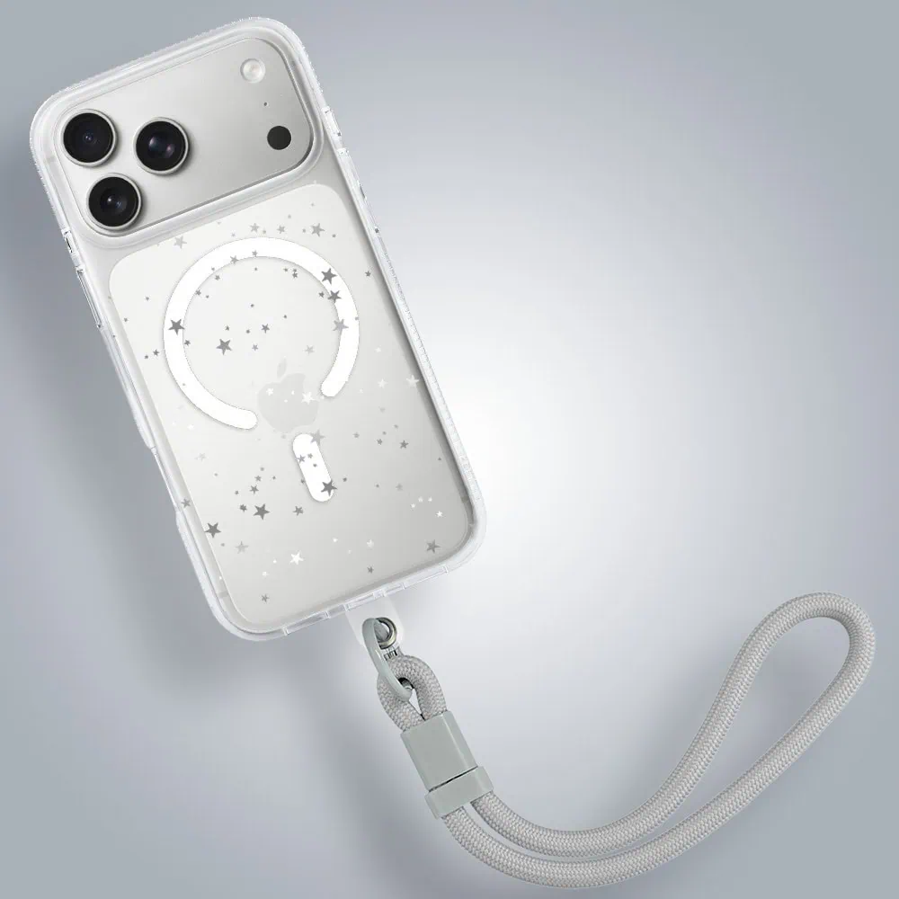 Etui-do-iPhone-17-Pro-z-MagSafe-srebrne-gwiazdki-przezroczyste-4