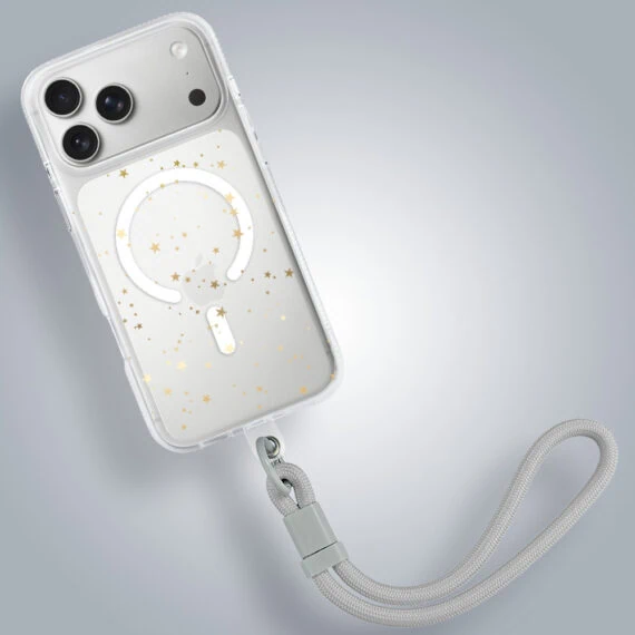 Etui-do-iPhone-17-Pro-z-MagSafe-zlote-gwiazdki-przezroczyste-4