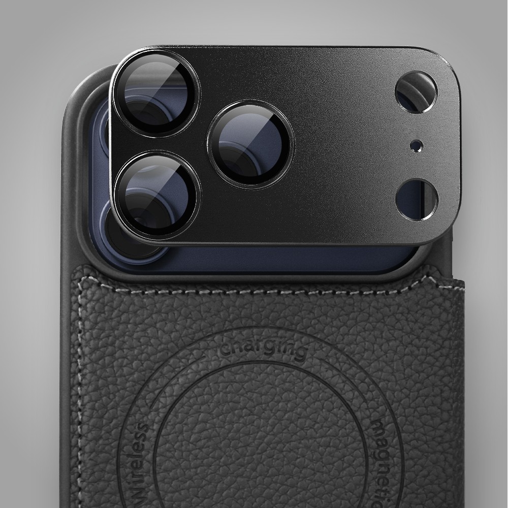 Etui do iPhone 17 Pro z klapką Solid MagSafe Book, typu książka, czarne (5)