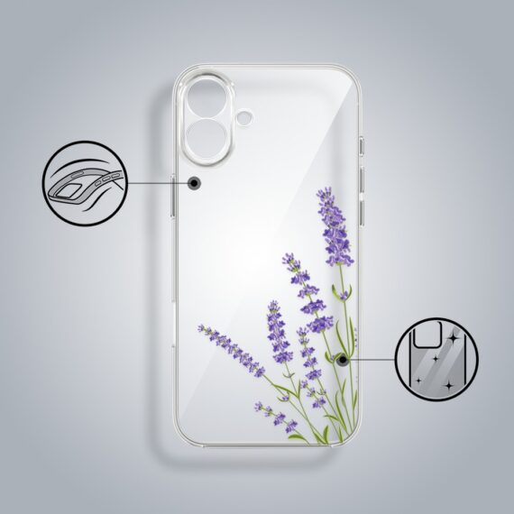 Etui do iPhone 17, lawenda, przeźroczyste (5)