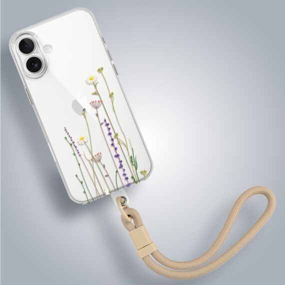 Etui do iPhone 17, wiosenne kwiaty, przeźroczyste (2)