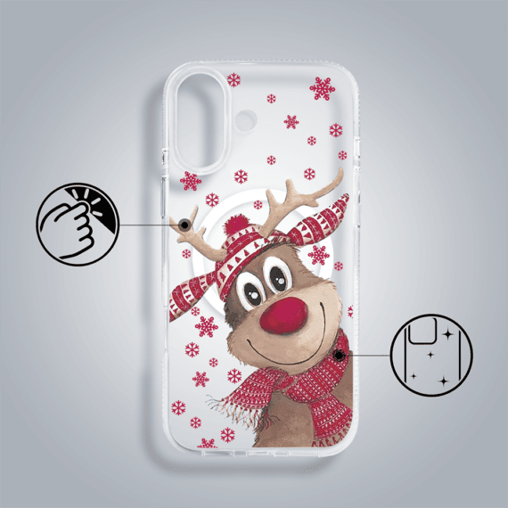 Etui-do-iPhone-17-z-MagSafe-Merry-Christmas-swiateczny-nadruk-renifer-przezroczyste-2
