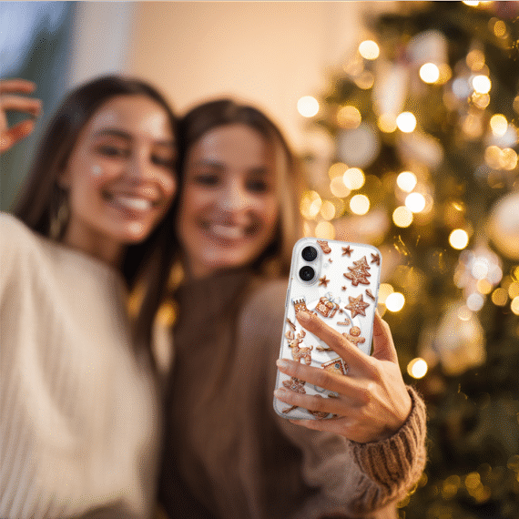 Etui do iPhone 17 z MagSafe, magia pierniczków, przeźroczyste6