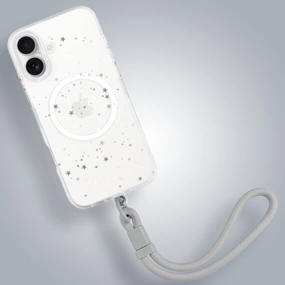 Etui-do-iPhone-17-z-MagSafe-srebrne-gwiazdki-przezroczyste-4