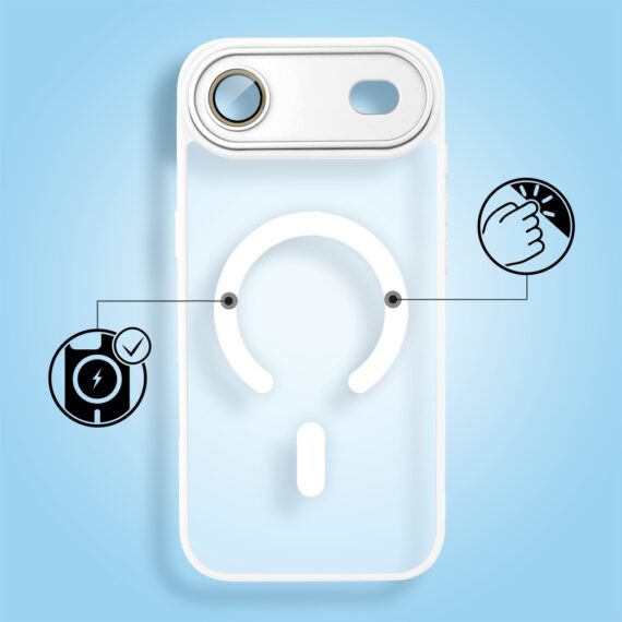 Etui do iPhone Air Color Flush z MagSafe, z osłoną aparatu, białe3