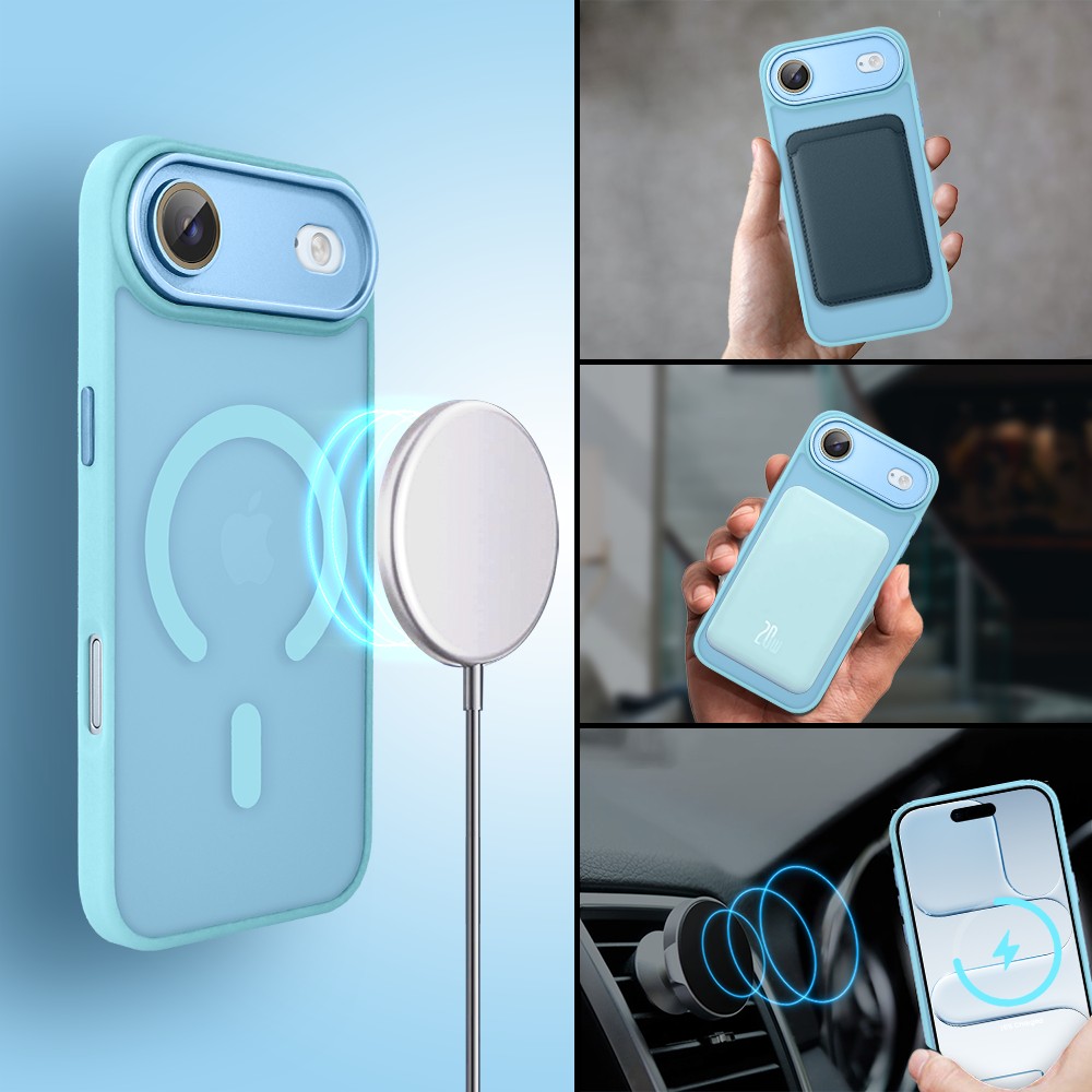 Etui do iPhone Air Color Flush z MagSafe, z osłoną aparatu, błękitne4