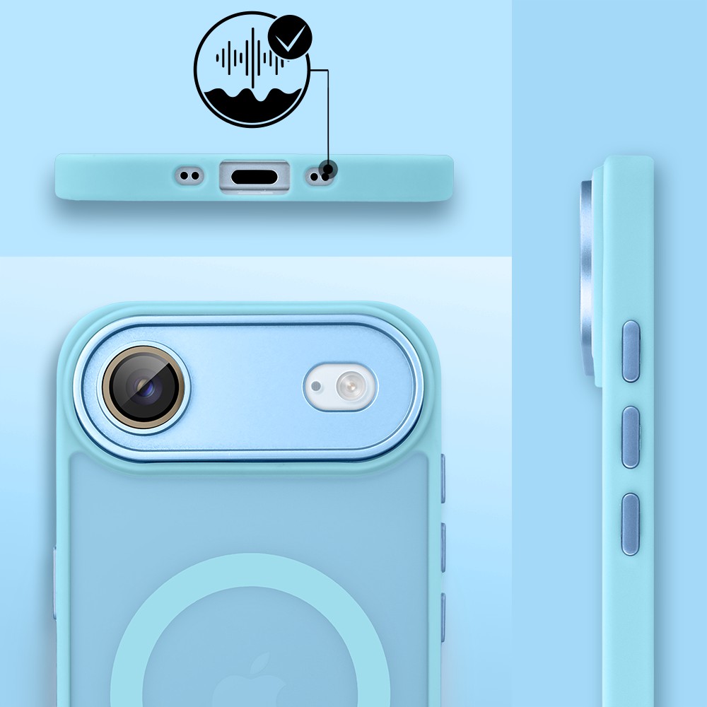 Etui do iPhone Air Color Flush z MagSafe, z osłoną aparatu, błękitne7