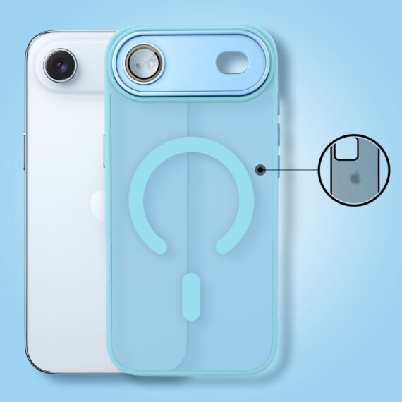 Etui do iPhone Air Color Flush z MagSafe, z osłoną aparatu, błękitne9