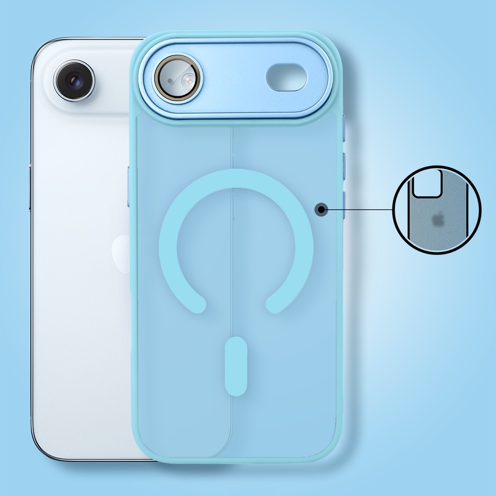 Etui do iPhone Air Color Flush z MagSafe, z osłoną aparatu, błękitne9
