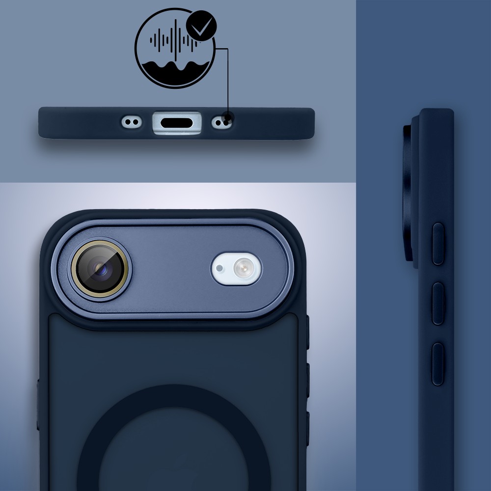 Etui do iPhone Air Color Flush z MagSafe, z osłoną aparatu, granatowe (4)