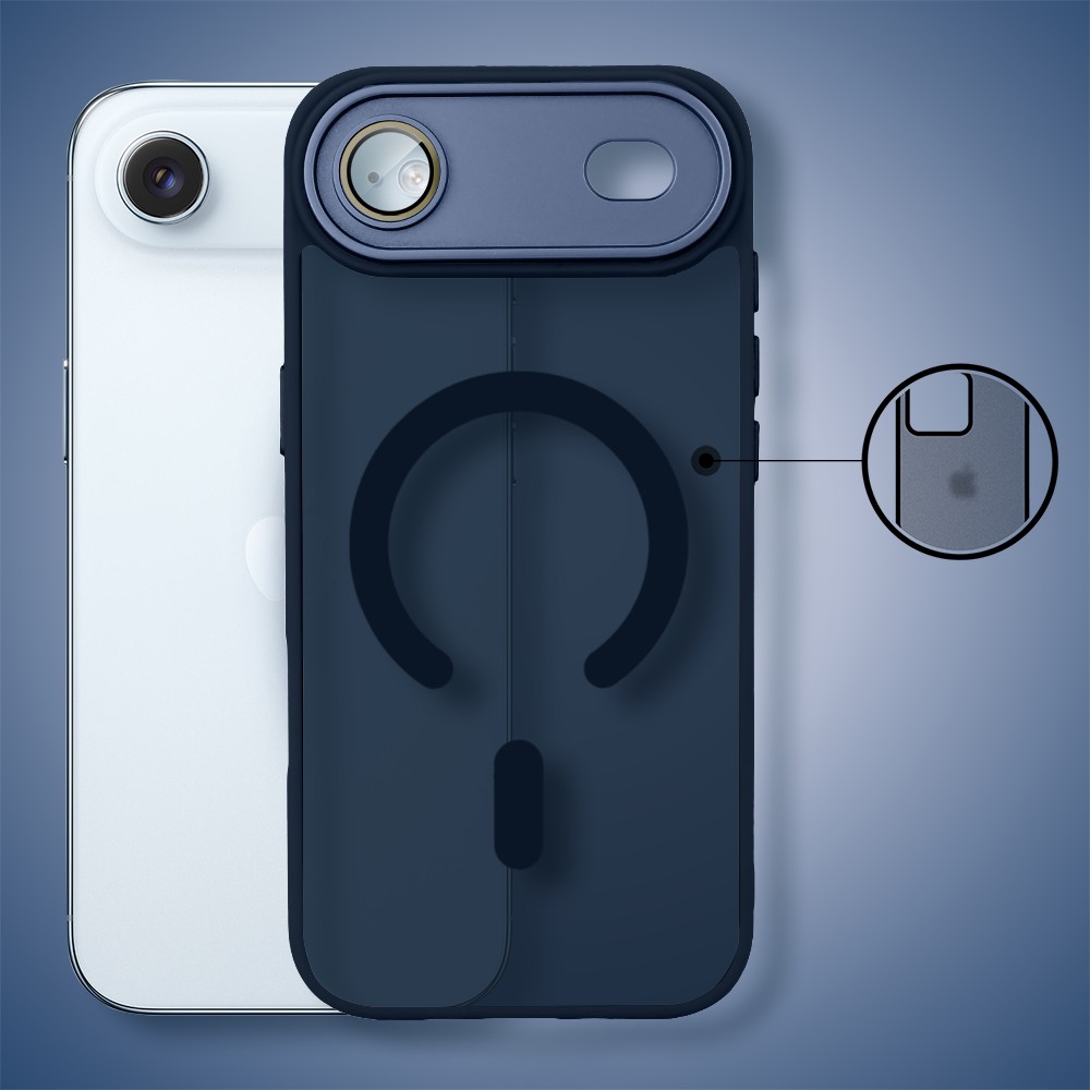 Etui do iPhone Air Color Flush z MagSafe, z osłoną aparatu, granatowe (6)