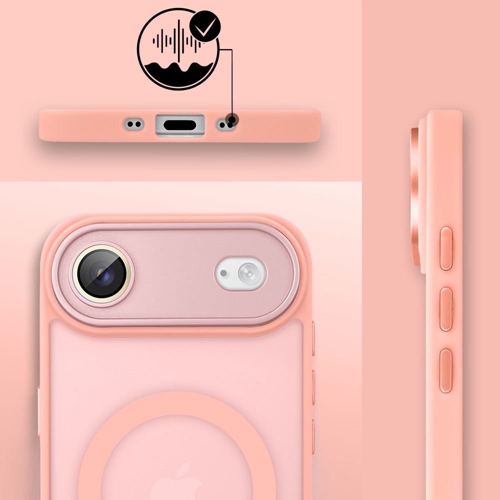 Etui do iPhone Air Color Flush z MagSafe, z osłoną aparatu, różowe7
