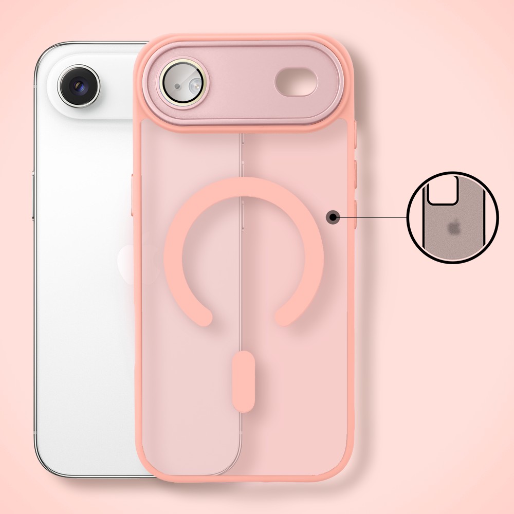 Etui do iPhone Air Color Flush z MagSafe, z osłoną aparatu, różowe9