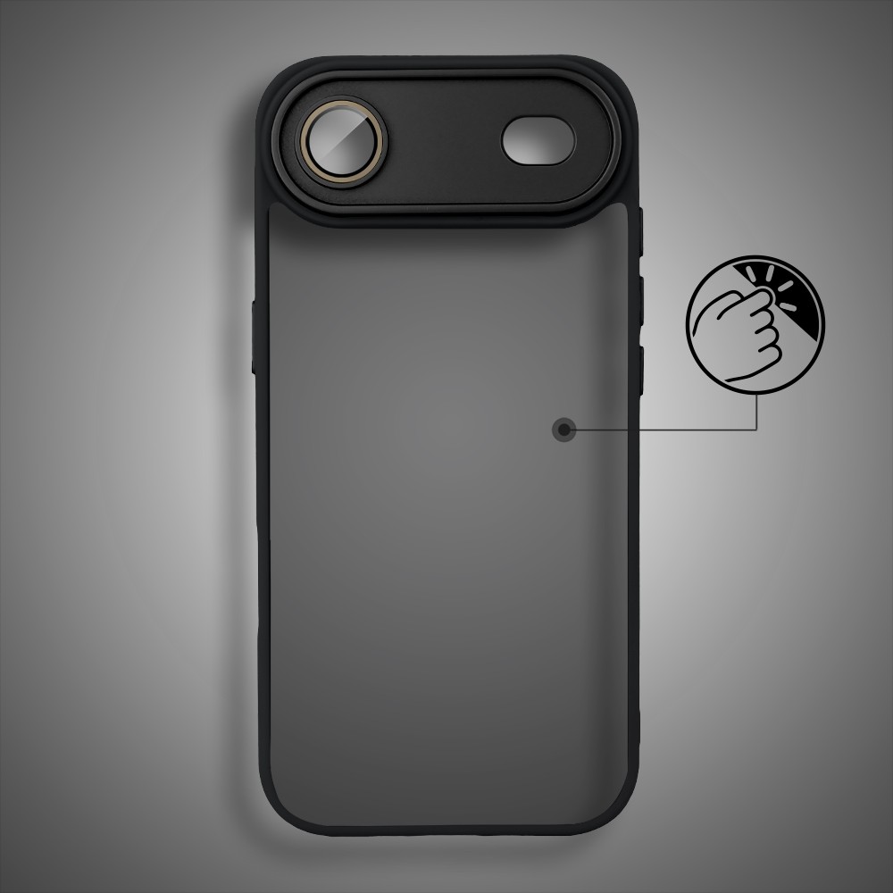 Etui do iPhone Air Color Flush, z osłoną aparatu, czarne (3)
